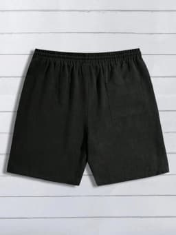 Summer Thin Linen Shorts for Men, Loose and Casual, Five-Inch Pants, Cotton and Linen, Breathable, Suitable for Beach and Sports