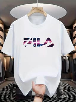 2D printed men's loose summer T-shirt, printed round neck casual tight T-shirt, short sleeved T-shirt