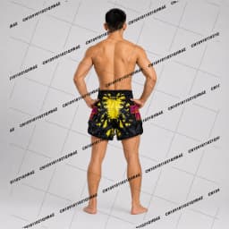 New Fairtex Muay Thai Shorts - Rotting Fist Men MMA Sports Oversized Speed Drying Gym Octagonal Cage Training Shorts