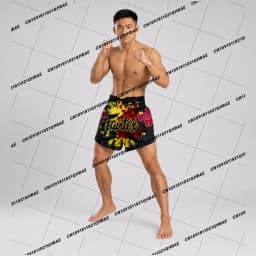New Fairtex Muay Thai Shorts - Rotting Fist Men MMA Sports Oversized Speed Drying Gym Octagonal Cage Training Shorts