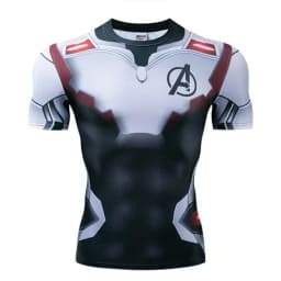 Red Nightwing Short Sleeve Compression Shirts Thanos 3D Printed T shirts Men NEW Crossfit Top For Male Fitness Clothing