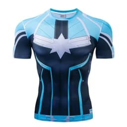Red Nightwing Short Sleeve Compression Shirts Thanos 3D Printed T shirts Men NEW Crossfit Top For Male Fitness Clothing