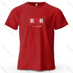 Red Ribbon Army Printed Men's T-Shirt 100% Cotton Oversized Anime Graphic Tees for Women Tops Tees Casual Streetwear