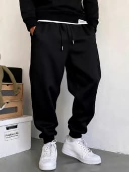 Men's Casual Sports Joggers | Spiked Cross Print | Drawstring Cuffed | S-3XL | Daily Wear