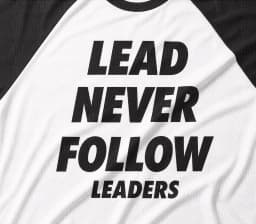 Leaders 3D Printed Unisex Casual T-shirt Harajuku Street Round Neck Long Sleeve Men's Tee