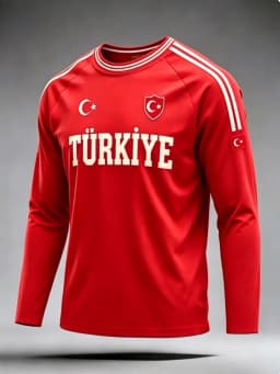 Türkiye round neck long sleeved T-shirt 3D printed fashionable versatile breathable quick drying daily long sleeved shirt