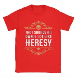 Vintage Heresy Funny Wargaming W-Warhammer 40k T-Shirts Women Round Neck Cotton T Shirts Short Sleeve Tees Gift Idea Clothing
