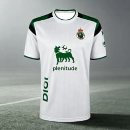 26-27 Hot Selling Unisex Racing Santander Home Kit Football Jersey Summer Breathable Quick-Dry for Men Women Fashion T-shirt
