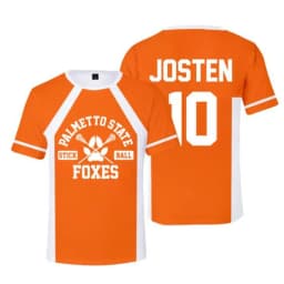 Cosplay The Foxhole Court Palmetto State Foxes Lacrosse Jersey WILDS MINYARD JOSTEN Short Sleeve T Shirt for Men Boy Oversized