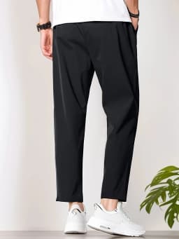 Spring/Summer New Fashion Solid Color Men's Casual Pants Thin SweatPants Quick Drying Cool Sport Jogger Drawstring Pants