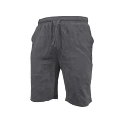Summer Cotton Linen Lightweight Casual Short Pants Elastic Waist Solid Color Shorts Men Short Beach Short Trousers for Men