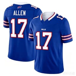 2026 Bills Josh Allen 17# Football Jersey Shirt, 3D Print Rugby Jersey, Men Summer Training Breathable Quick Drying Jersey