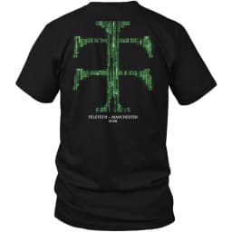 Teletech Manchester 2026 Back Print Tshirt Techno Rave Electronic Music Oversized Unisex Short Sleeve Cotton Graphic Tee