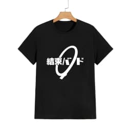 High Quality Pure Cotton T-shirt Kessoku Band Print Tshirt Men Women Daily Casual Comfort Tees Japan Anime Short Sleeve Top