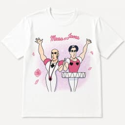 Summer Heavyweight Pure Round Neck Short Sleeve T-Shirts Printed Couple Matching Fun Quirky Design Women's Fashion Graphic Y2K