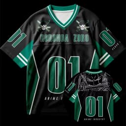 2026 Summer One Piece Anime Jersey Camiseta Zoro Oversized Y2k Fashion Casual Sports T-Shirt For Men And Women Tops
