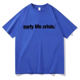 Nettspend Early Life Crisis Same T Shirt 2025 Fashion Men/women Clothing Cotton Clothes Graphic Tops Hight Quality T Shirts