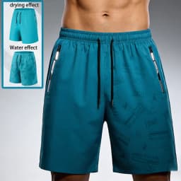 Sports Shorts Men's Summer Quick-Drying Breathable Cool Fitness Sports Shorts Football Fishing Man Gift Swim Trunks Shorts Male