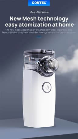CONTEC VET Veterinary Handheld Portable Mesh Nebulizer Silent Ultrasonic Nebulizer NE-M01 VET