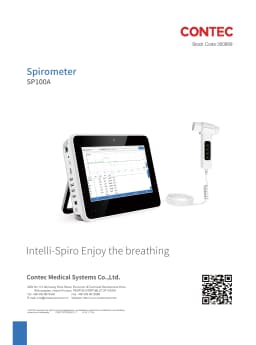 CONTEC SP100A Spirometer Portable Lung Function Testing Medical Device Pulmonary Function Multi-parameter FVC, VC, MVV MV