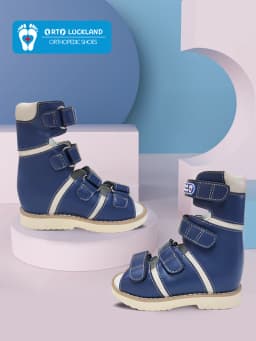 Toddler Boys Sandals Orthopedic Shoes For Children Casual High Top Baby Leather Clubfoot Medical Orthotics Footwear Size22-37