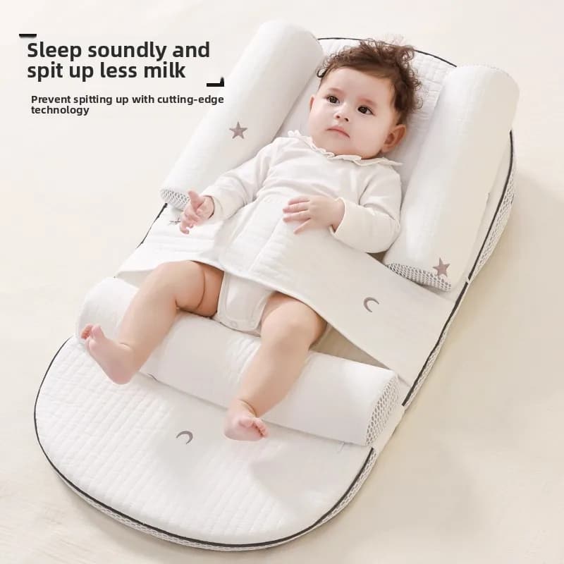 Breastfeeding Pillow Baby Slope Pillow Pad Newborn Feeding Adjustable Bed-in-Bed
