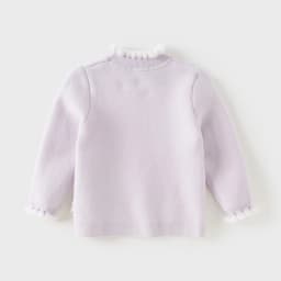 Dave Bella Girls Knitted Sweater Autumn Winter Warmth Children Plush Soft Pullover Fashion Top Outerwear Kids Clothing DB4253989