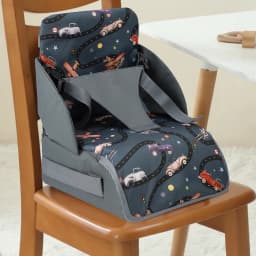 Fashion 2-IN-1 Seat Suit Multi-functional Anti-slip Booster Seat +Diaper Bag Portable Dining Chair Seat Cushion Convenient 1-3Y