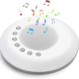 Baby White Noise Sound Machine Built-in 28 Soothing Sounds 4 Timer & Memory Function USB Rechargeable Portable Sleep Aid Device
