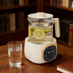 Baby Bottle Warmer with LED Night Light & Temp Control, 220V 600W 72h Thermostatic for Breastmilk Baby Food