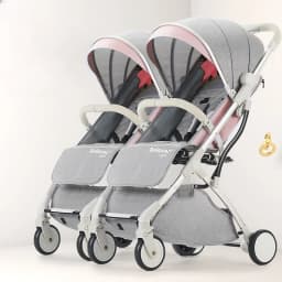 Twins baby stroller, can sit or lie down Portable folding baby stroller Detachable Double stroller baby carriage