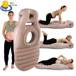 Inflatable Mattress Pregnancy Pillow O-type Yoga Mat Maternity Body Bed Pillow Sleeping Mat Body Bed Pillow Sleep With Air Pump