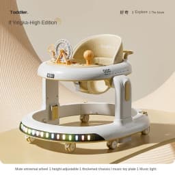 anti-bowleg foldable 3-in-1 multifunctional baby walker – 2025 new model for 6-18 month olds