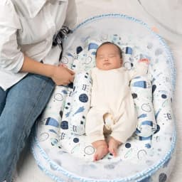 Foldable Babynest Bassinet Infant Sleeping Children's Bed with Mosquito Multi-Function Travel Baby Nest Portable Baby Bed Crib