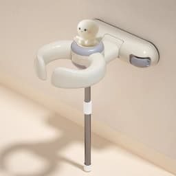 No Drill Wall Mounted Foldable Baby Bath Seat Suction Cup Infant Safe Bathing Support Bathroom Shower Stand Rack for Kids Toddle