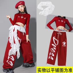 Girls Hip Hop Crop Top Colorful Cargo Pants Children Costumes Kids Streetwear Jazz K-pop Street Dance Girl Group Clothes Sets