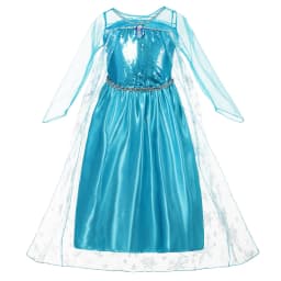 Muababy Fairy Tale Princess Gown for Girls Holiday Party Costume Halloween Carnival Outfit Kids Aurora Elsa Style 2-8Y Vestido