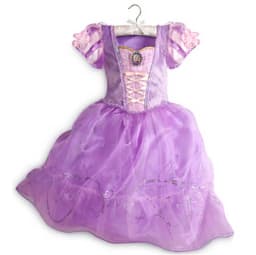 Muababy Fairy Tale Princess Gown for Girls Holiday Party Costume Halloween Carnival Outfit Kids Aurora Elsa Style 2-8Y Vestido