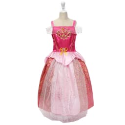 Muababy Fairy Tale Princess Gown for Girls Holiday Party Costume Halloween Carnival Outfit Kids Aurora Elsa Style 2-8Y Vestido