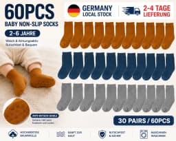 30 Pairs Kids Socks Spring Autumn Solid Color Non Slip Fashionable Sporty Breathable Calf Socks for Indoor Activities