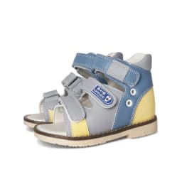 Ortoluckland Children's Sandals Kids Leather Summer Shoes For Girls Boys Toddler Flatfeet Orthopedic Footwear1 2 3Years Old