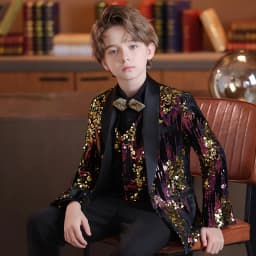 Boys Suit Set for Wedding suit Formal Suit For Boy Classic Tuxedo Children Dresses Korean Suits Piano Performance Costume