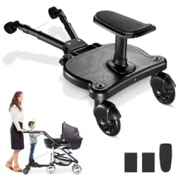 Universal Baby Stroller Accessories Strollers Step Board Adapter with Seat Twins Scooter Baby Accessories Baby Pram Hitchhiker