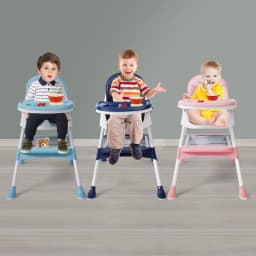 Kids High Chair Baby High Chairs from Birth Children's High Chair with Tray for Eating Baby Eating Chair Height Adjustable