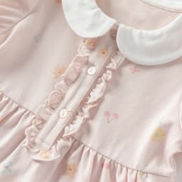 Dave Bella Girls Cotton Dress Autumn Spring Short Sleeve Kids Gentle Soft Dresses Outdoor Pink Sweet Children Clothing DB2252215