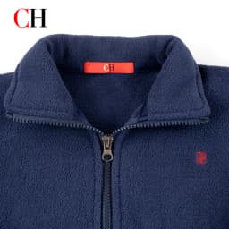 CH Girls' Full Zip Jacket Stand Collar Warm Casual Coat with Pockets Kids Autumn Winter Outdoor Outerwear