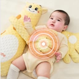 Baby Patting Pillow Stuffed Animal Shape Crib Soother Cushion 3 Adjustable Modes Interactive Cozy Companion For Car Seat