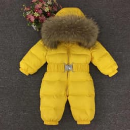 Russian Winter -30 Degree Baby Rompers Thick Down Boys Costume Girls Warm Snowsuit Kid Jumpsuit Toddler Outerwear Baby Wear