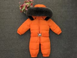 Russian Winter -30 Degree Baby Rompers Thick Down Boys Costume Girls Warm Snowsuit Kid Jumpsuit Toddler Outerwear Baby Wear