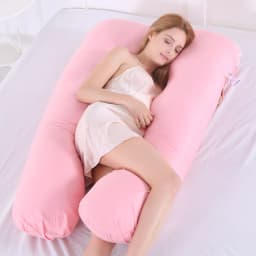 U-shaped Maternity Pillow Waist Support Pillow Core Side Sleeping Pillow Pregnant Pillow Can Be Disassembled
